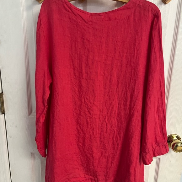 Camille and Co linen top sz M - Picture 4 of 6